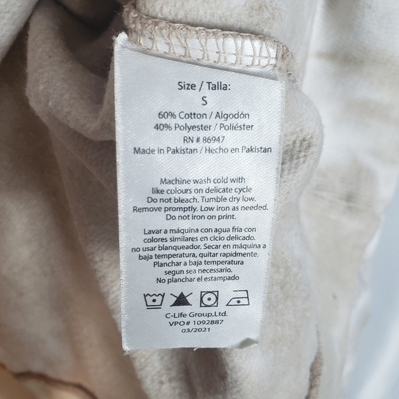 PINK FLOYD Dark Side of the Moon tie dye pullover NWT - Picture 7 of 8